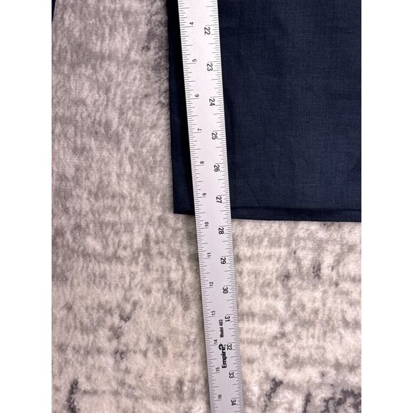 John Elliott Pants 1 / Small Womens Leisure Wide Leg Pull On Blue Linen - Picture 5 of 6